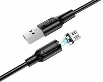 Кабель Borofone BX41 магнитный microUSB - USB черный, 1м