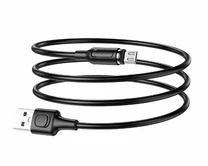Кабель Borofone BX41 магнитный microUSB - USB черный, 1м