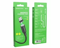 Кабель Borofone BX41 магнитный microUSB - USB черный, 1м