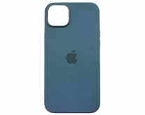 Чехол iPhone 14 Plus/15 Plus Silicone Case MagSafe hi-copy (штормовой синий)