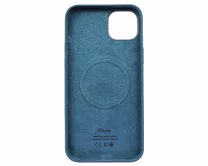 Чехол iPhone 14 Plus/15 Plus Silicone Case MagSafe hi-copy (штормовой синий)