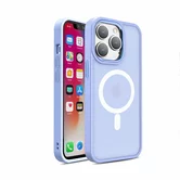 Чехол iPhone 14 Pro Max Matte Case MagSafe (лиловый)