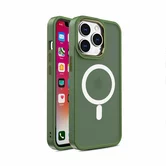 Чехол iPhone 14 Pro Max Matte Case MagSafe (зеленый)