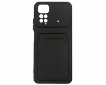 Чехол Xiaomi Redmi Note 11/11S 4G 2022 TPU CardHolder (черный)