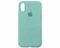 Чехол iPhone X/XS Silicone Case copy (#44 Blue Sea)