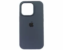 Чехол iPhone 14 Pro Silicone Case copy (#8 Midnight Blue)