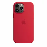 Чехол iPhone 13 Pro Silicone Case MagSafe hi-copy (красный)