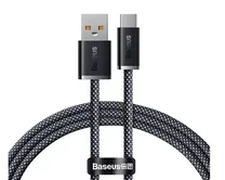 Кабель Baseus Dynamic Series Fast Charging Type-C - USB 100W серый, 1м