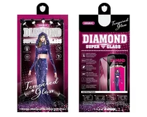 Защ. стекло iPhone 14 Diamond черное