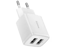 СЗУ-2USB Baseus Compact 10,5W белый