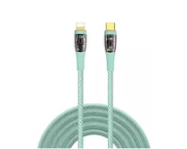 Кабель Wiwu TM01 Type-C - Lightning зелёный, 1,2м