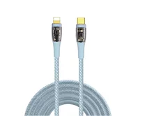 Кабель Wiwu TM01 Type-C - Lightning голубой, 1,2м