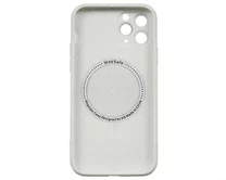 Чехол iPhone 11 Pro AG-Glass MagSafe (белый)