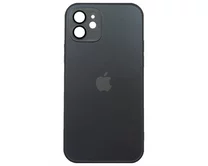 Чехол iPhone 12 AG-Glass MagSafe (черный)