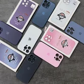 Чехол iPhone 12 Pro AG-Glass MagSafe (синий)