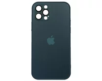 Чехол iPhone 12 Pro AG-Glass MagSafe (синий)