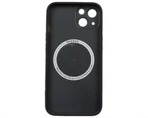 Чехол iPhone 13 AG-Glass MagSafe (черный)