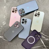 Чехол iPhone 13 Pro Max AG-Glass MagSafe (розовый)