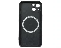 Чехол iPhone 14 AG-Glass MagSafe (черный)