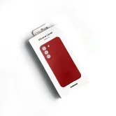 Чехол Samsung S22 Silicone Cover hi-copy (красный)