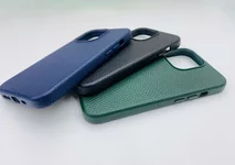 Чехол iPhone 14 Classic Leather (темно-синий)