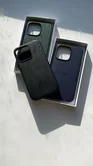 Чехол iPhone 15 Pro Max Classic Leather (черный)