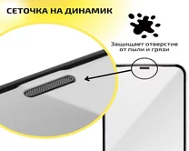 Защитное стекло GSM iPhone 15 черное