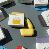 Чехол AirPods Pro2 Silicone Thin (#13 Yellow)