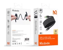 Кабель McDodo CA-2000 Type-C - Type-C черный, 60W, 1,2м