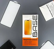 Защитное стекло BASE iPhone 16 Pro Max черное