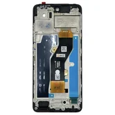 Дисплей Tecno Spark 20 (KJ5/KJ5n) + тачскрин в раме черный (Premium)