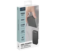 Внешний АКБ 10000 mAh NRG Power V2 Deppa, 2A, черный