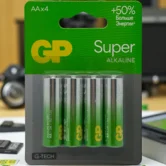 Батарейка AA GP Super G-Tech LR06 4-BL (1упак)
