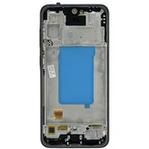 Дисплей Samsung A366E A36 в сборе черный (Копия - Hard OLED BIG)